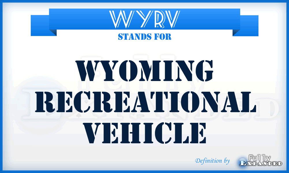 WYRV - Wyoming Recreational Vehicle