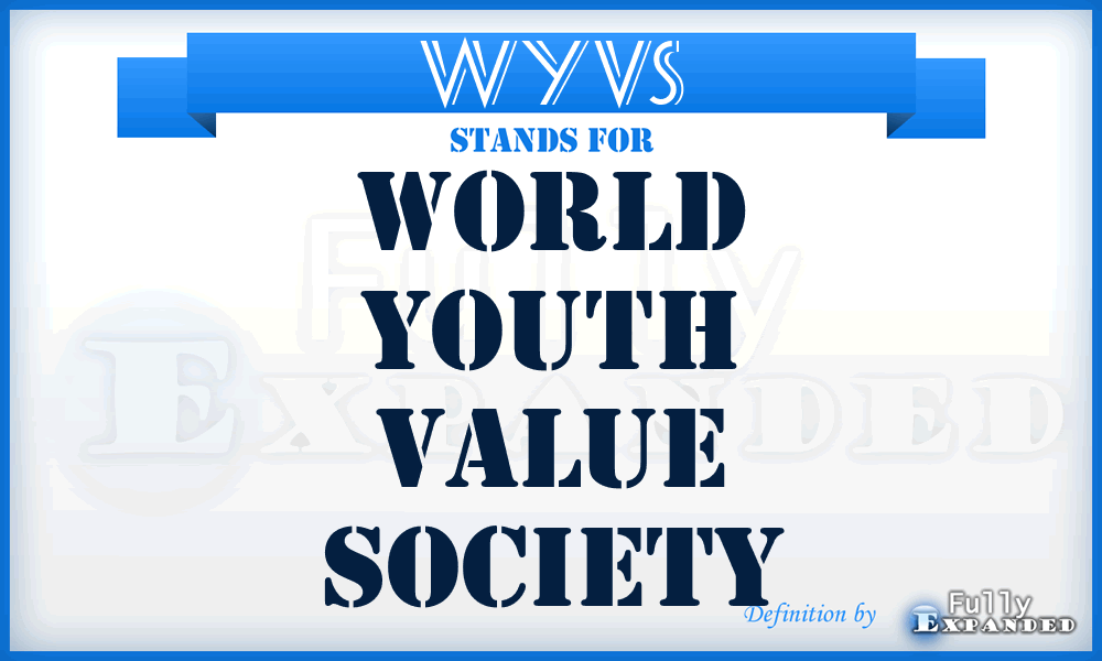 WYVS - World Youth Value Society