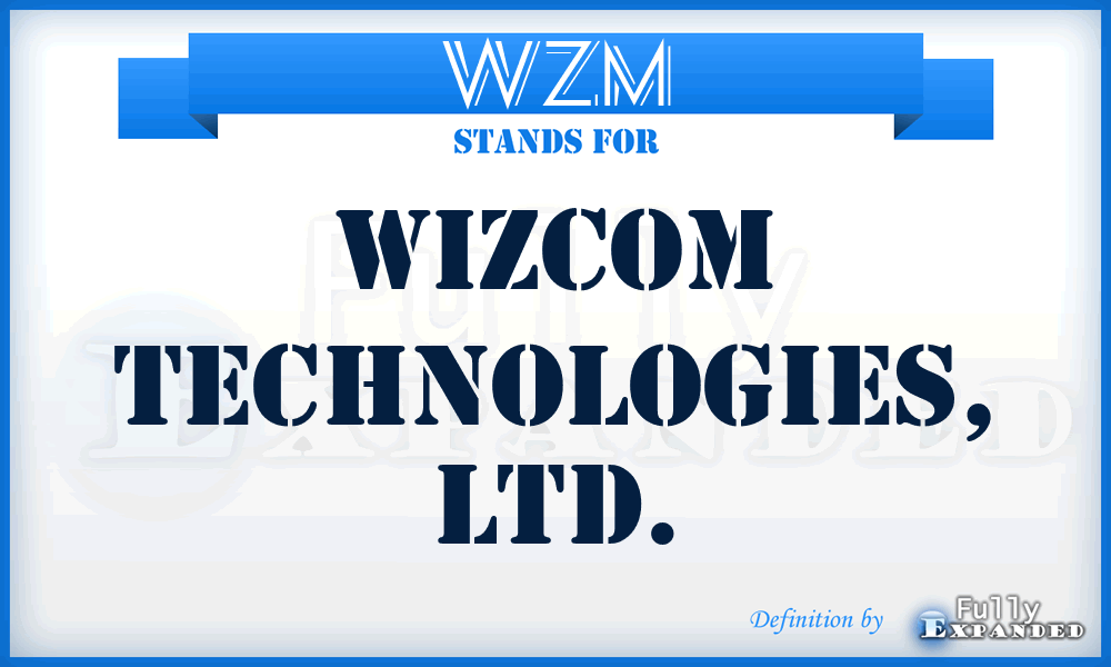 WZM - Wizcom Technologies, Ltd.