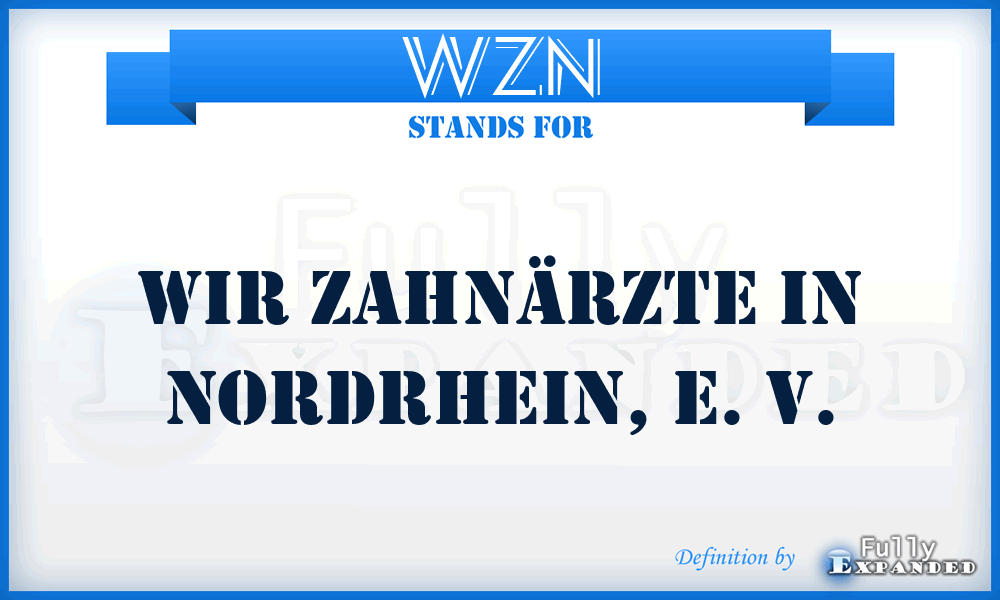 WZN - Wir Zahnärzte in Nordrhein, e. V.