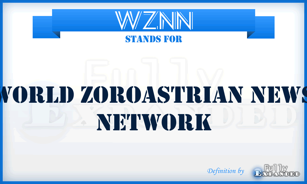 WZNN - World Zoroastrian News Network
