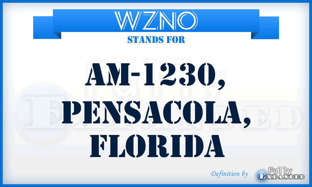 WZNO - AM-1230, Pensacola, Florida