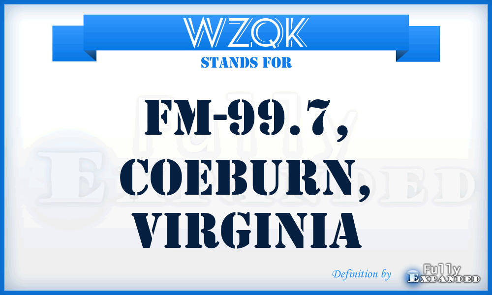 WZQK - FM-99.7, Coeburn, Virginia