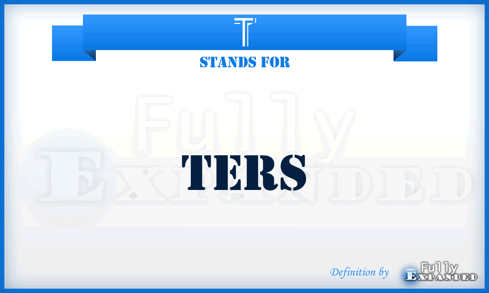 T - ters