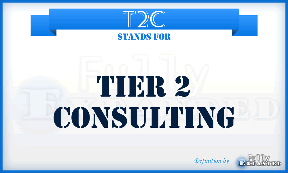 T2C - Tier 2 Consulting