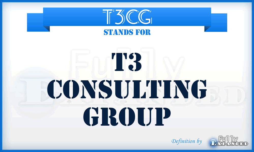 T3CG - T3 Consulting Group