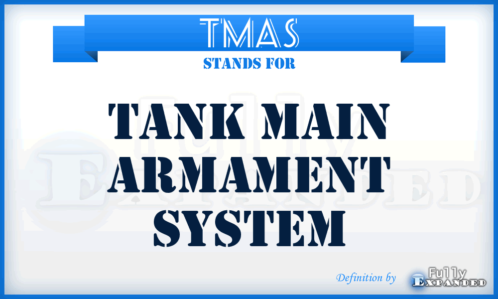 TMAS - tank main armament system