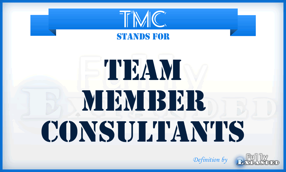 TMC - Team Member Consultants
