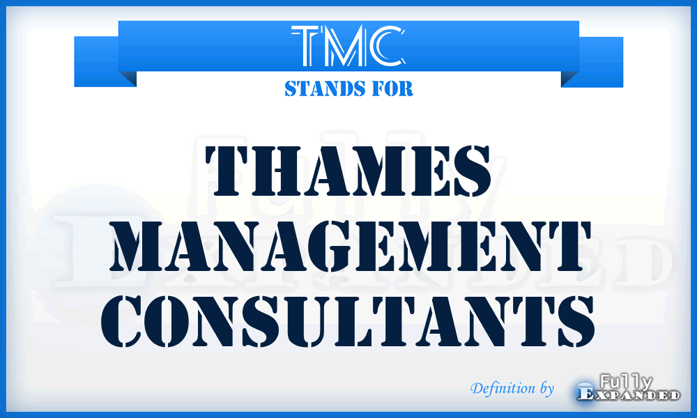 TMC - Thames Management Consultants