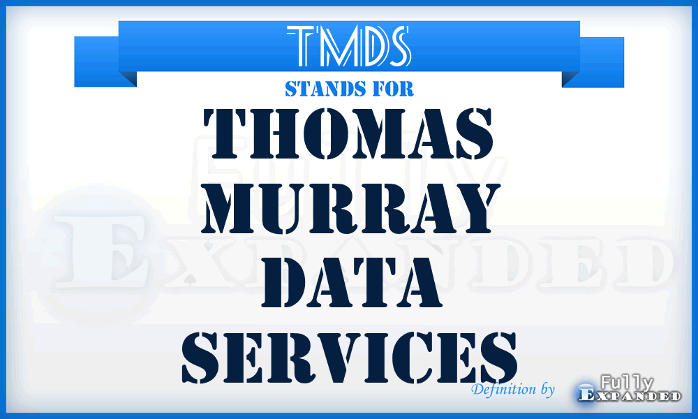 TMDS - Thomas Murray Data Services