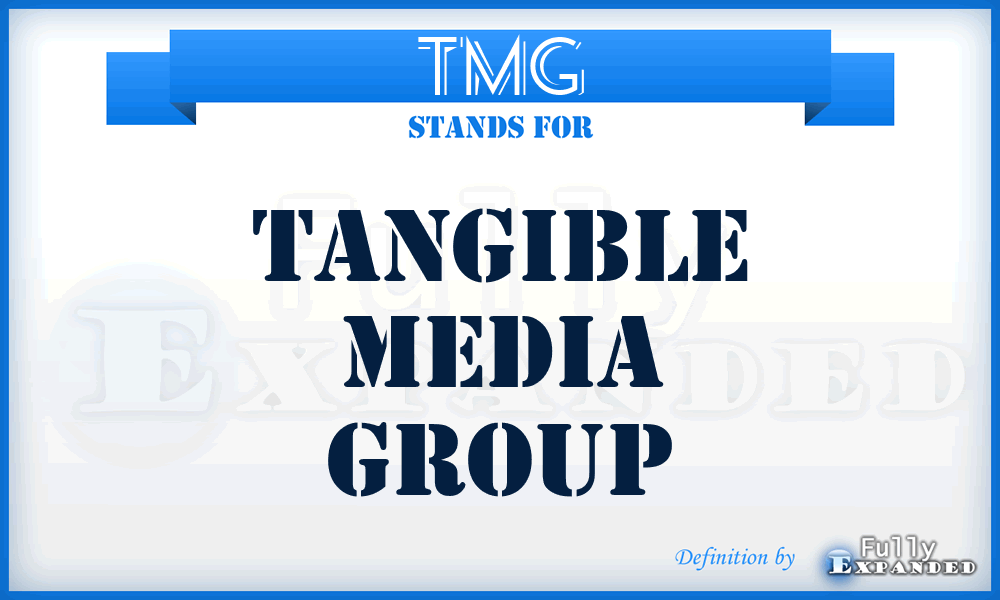 TMG - Tangible Media Group