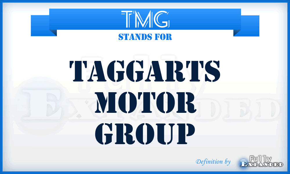 TMG - Taggarts Motor Group