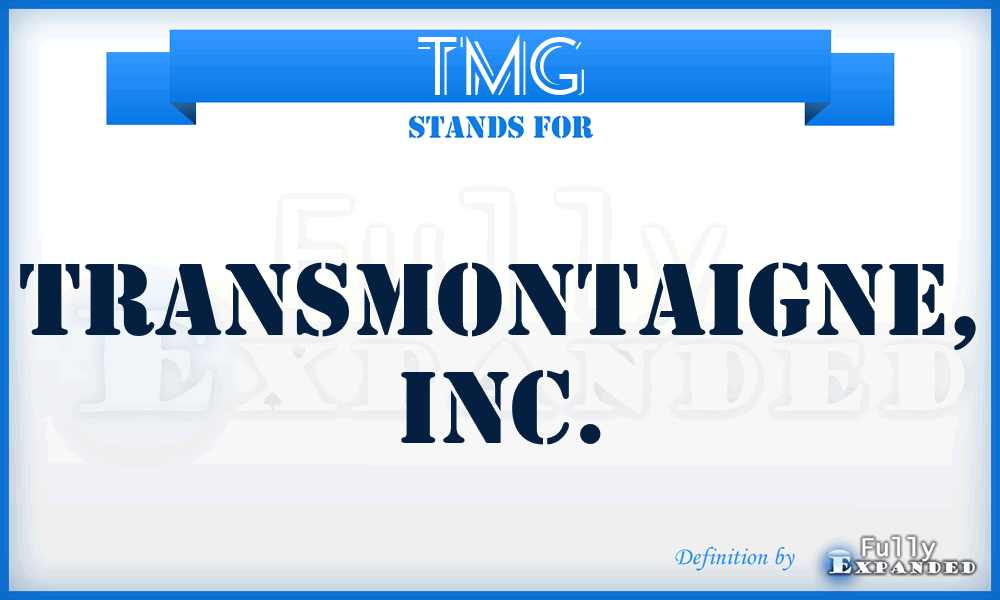 TMG - Transmontaigne, Inc.