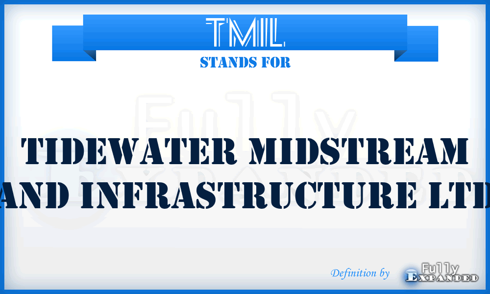 TMIL - Tidewater Midstream and Infrastructure Ltd