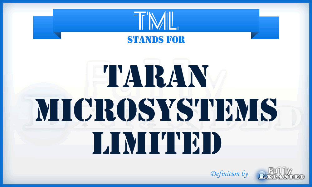 TML - Taran Microsystems Limited