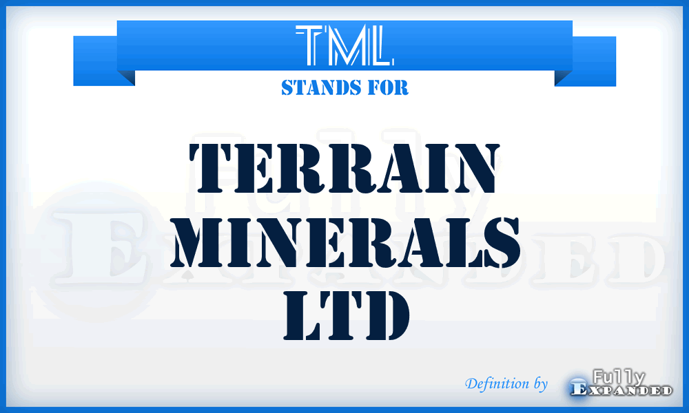 TML - Terrain Minerals Ltd