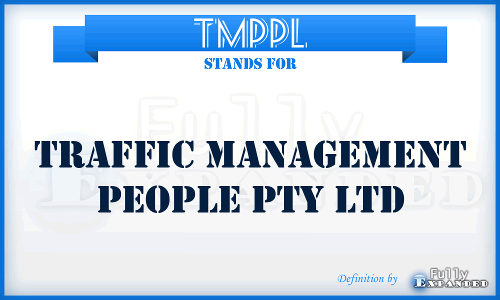TMPPL - Traffic Management People Pty Ltd