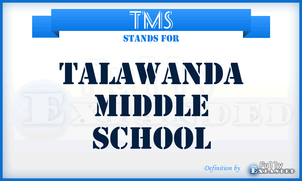 TMS - Talawanda Middle School
