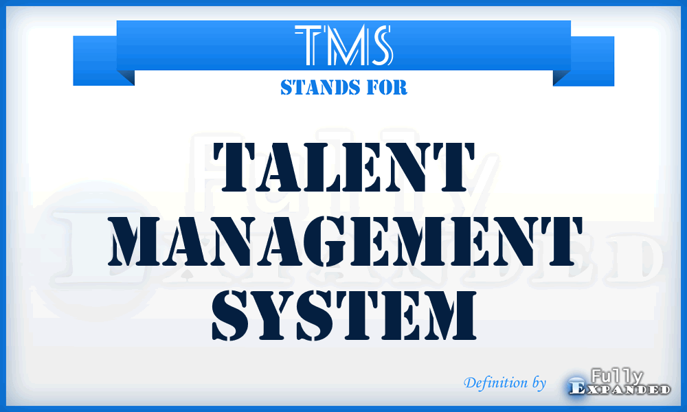 TMS - Talent Management System