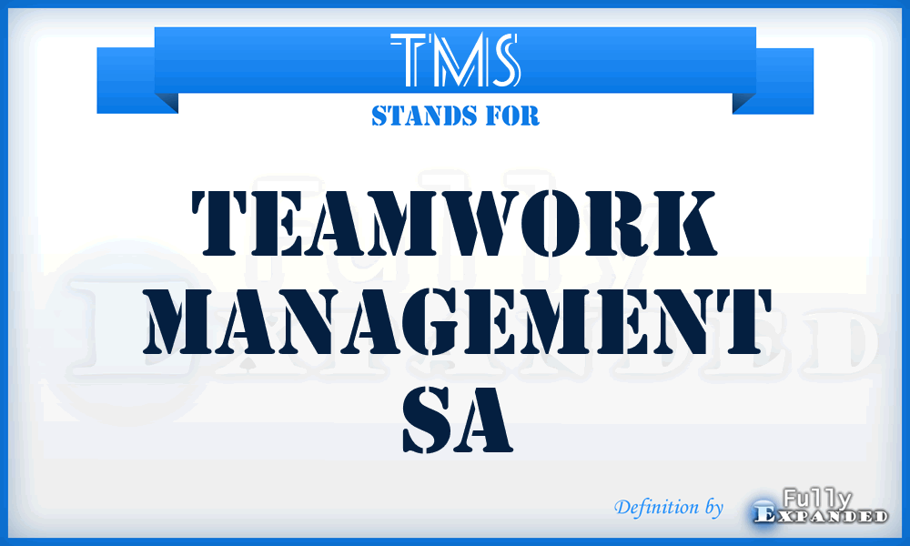 TMS - Teamwork Management Sa