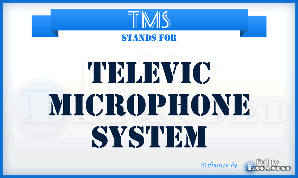 TMS - Televic Microphone System