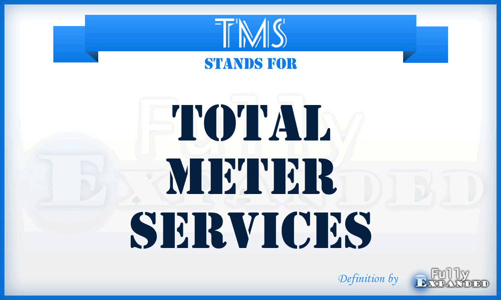 TMS - Total Meter Services