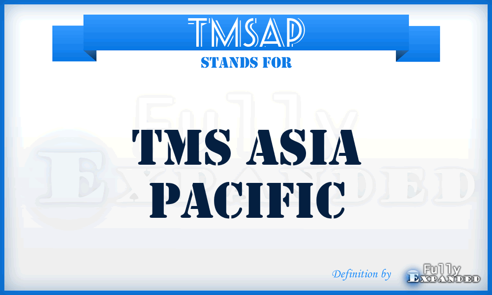 TMSAP - TMS Asia Pacific