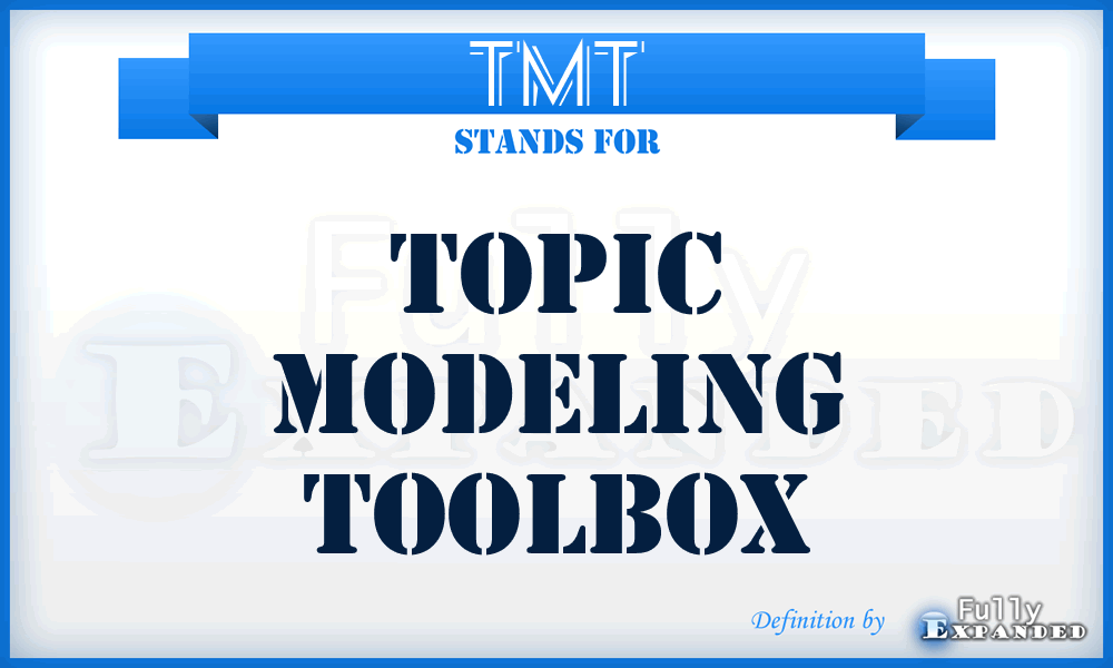 TMT - Topic Modeling Toolbox