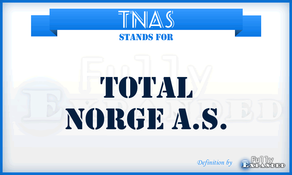 TNAS - Total Norge A.S.