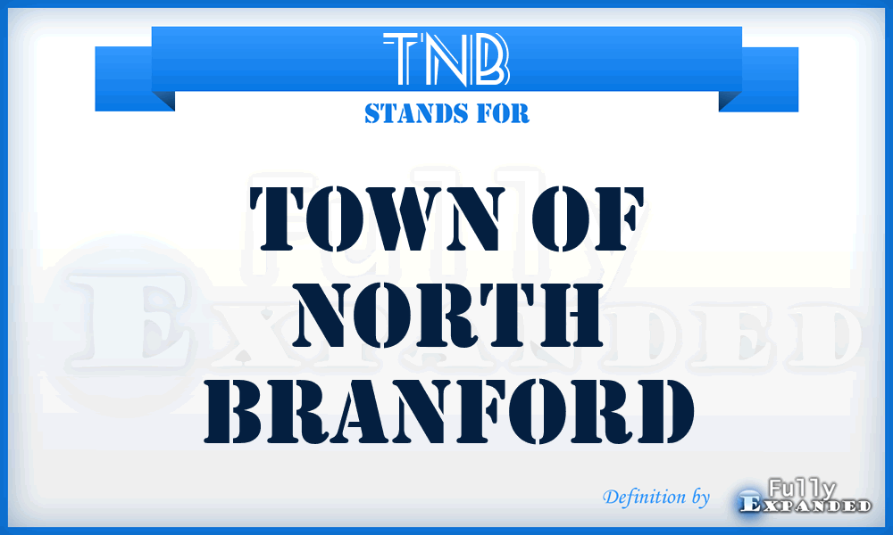 TNB - Town of North Branford