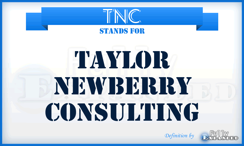 TNC - Taylor Newberry Consulting