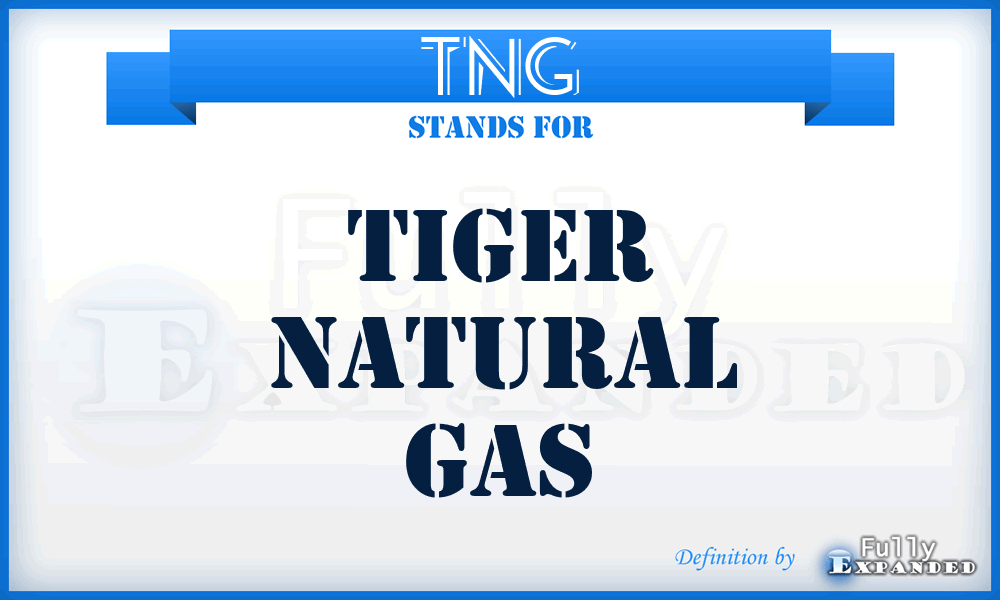 TNG - Tiger Natural Gas