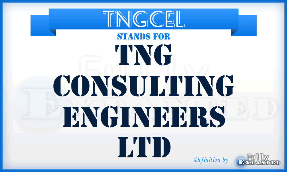 TNGCEL - TNG Consulting Engineers Ltd