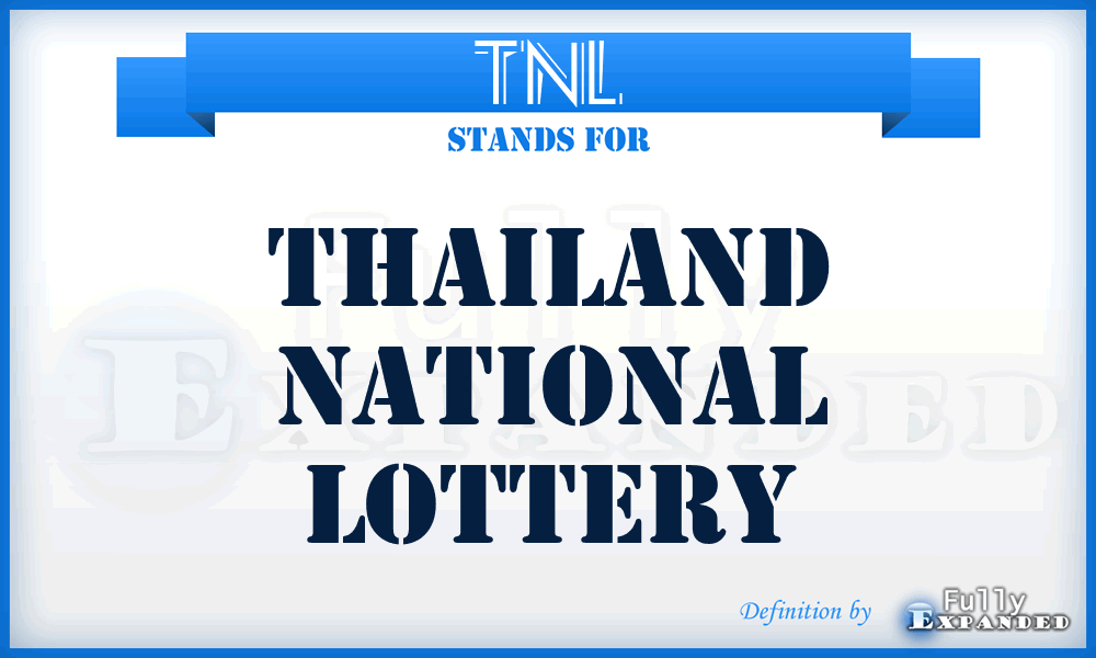 TNL - Thailand National Lottery
