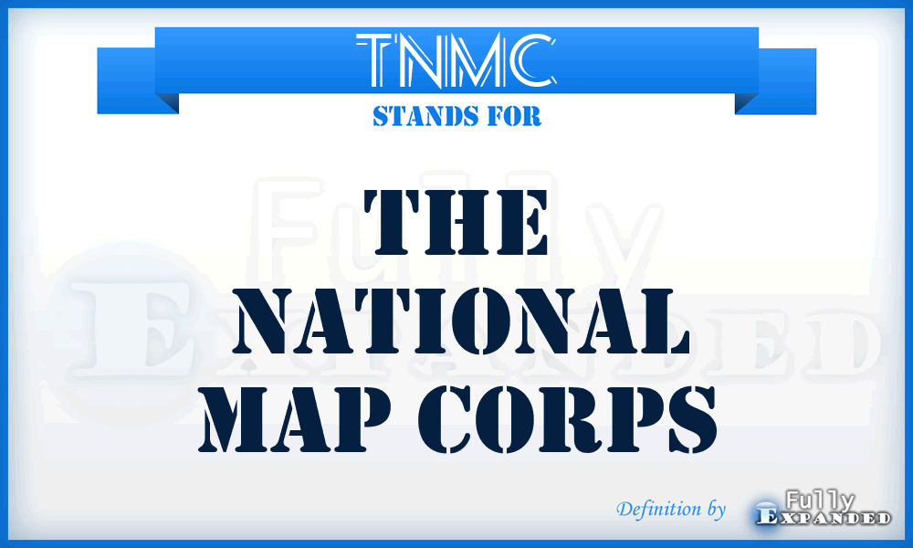 TNMC - The National Map Corps