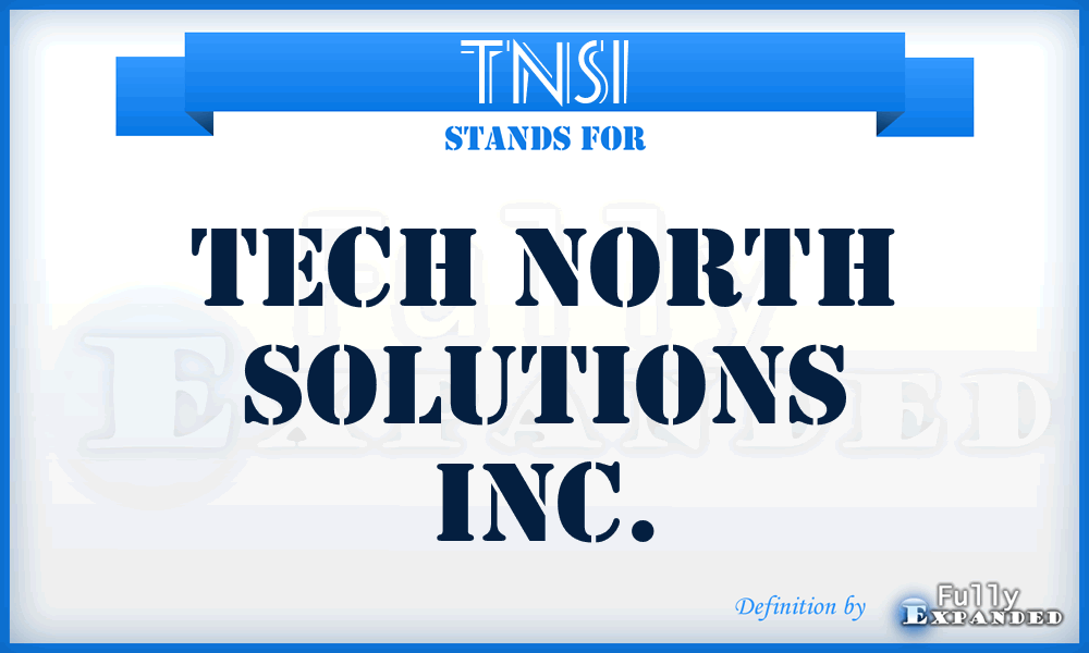 TNSI - Tech North Solutions Inc.