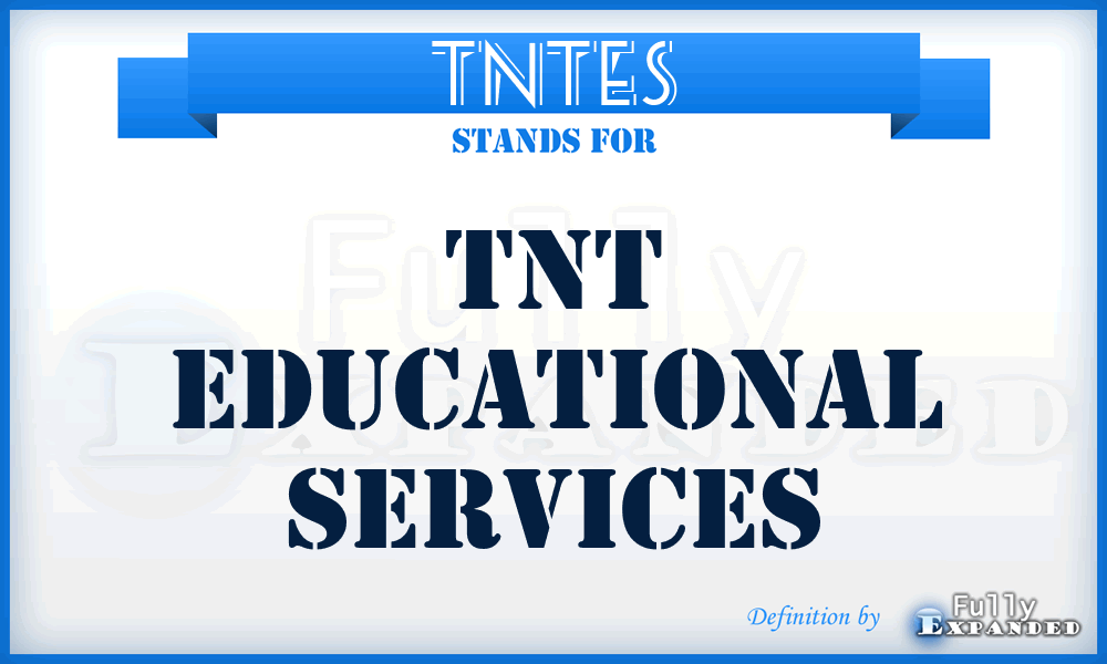 TNTES - TNT Educational Services