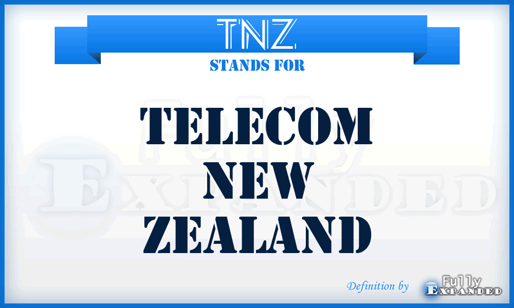 TNZ - Telecom New Zealand