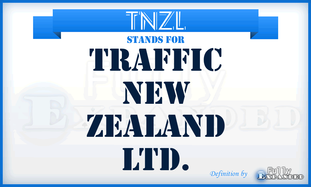 TNZL - Traffic New Zealand Ltd.