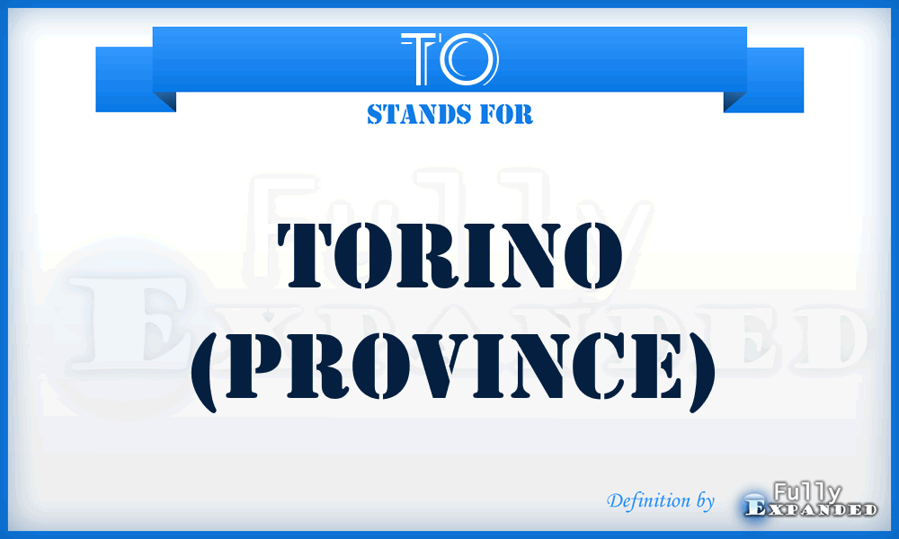 TO - Torino (Province)