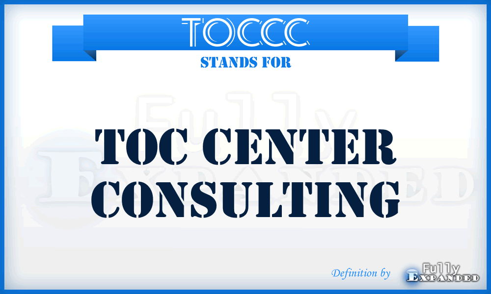 TOCCC - TOC Center Consulting