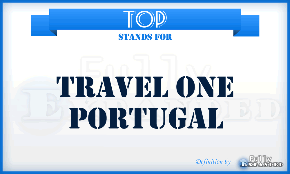 TOP - Travel One Portugal