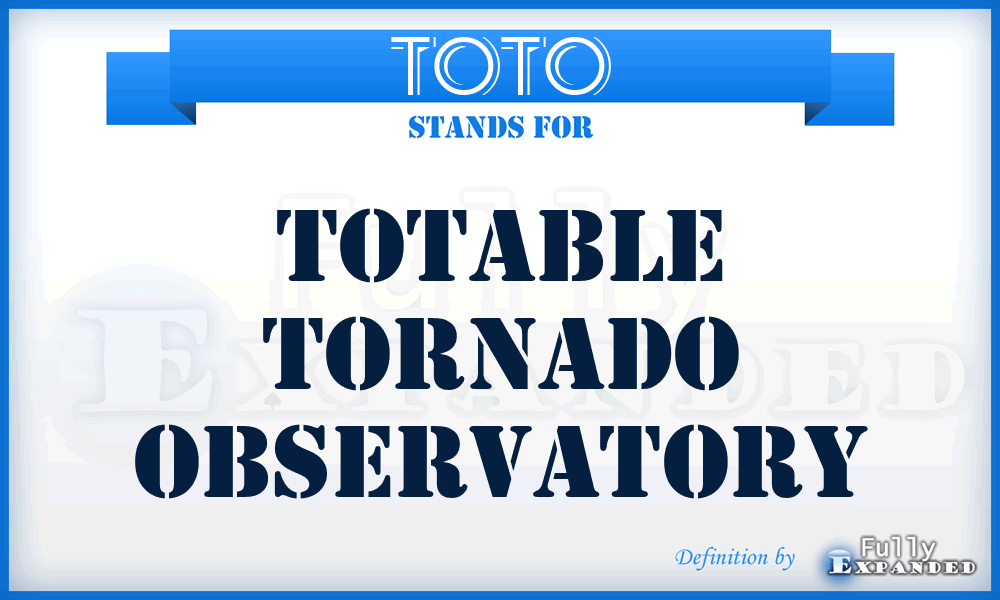 TOTO - Totable Tornado Observatory