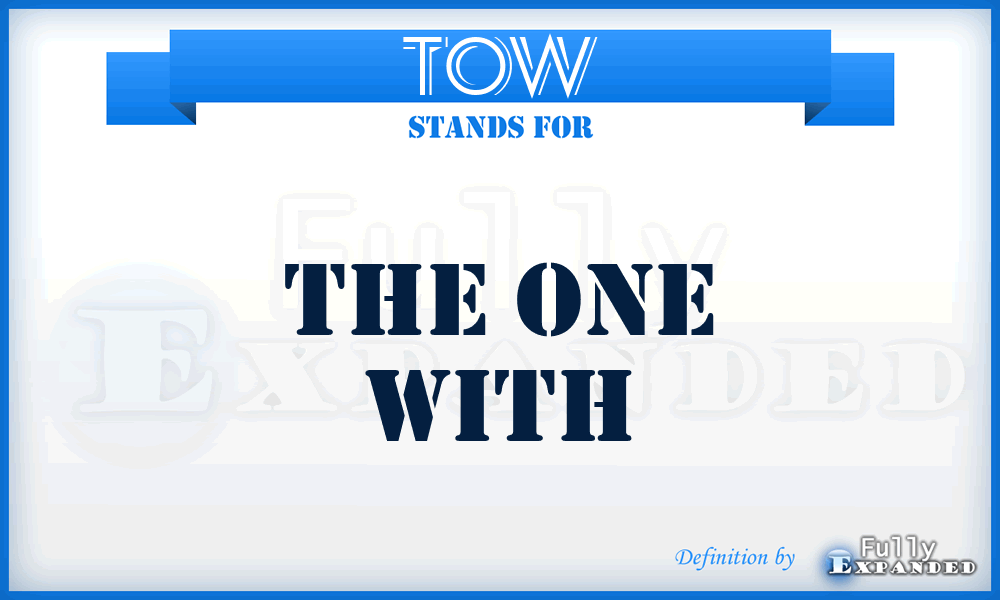 TOW - The One With