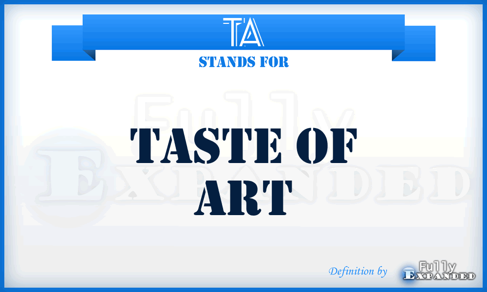 TA - Taste of Art