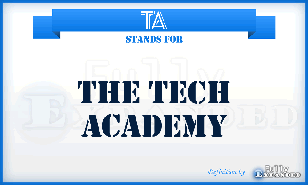 TA - The Tech Academy