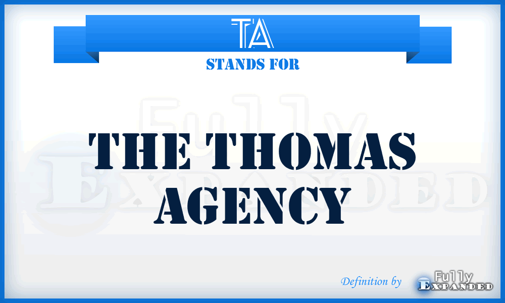 TA - The Thomas Agency