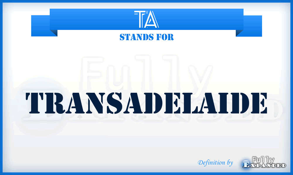 TA - TransAdelaide