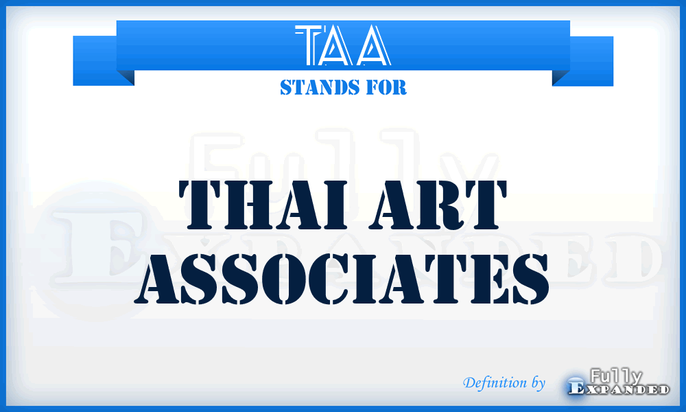 TAA - Thai Art Associates