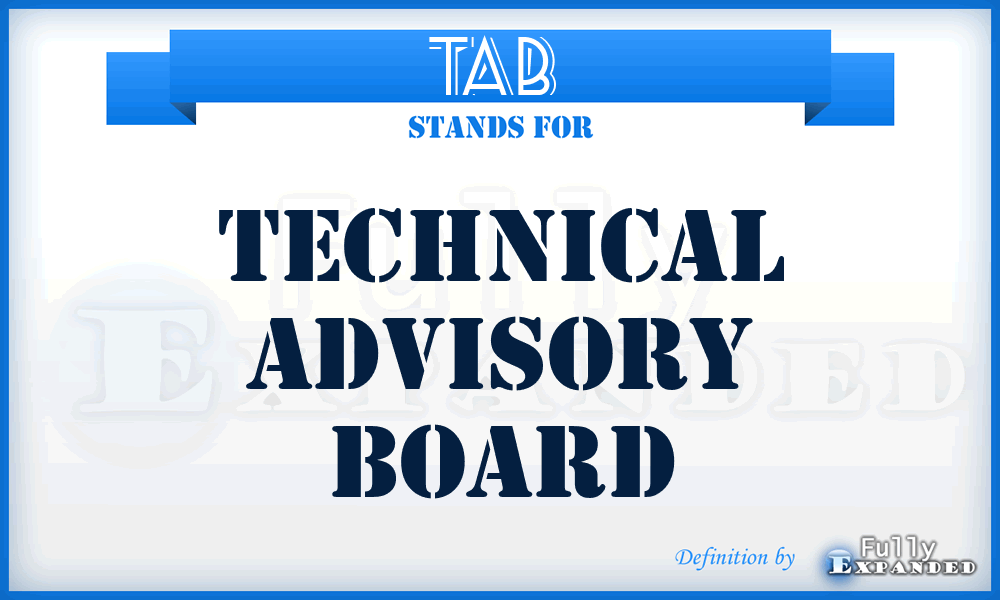 TAB  - technical advisory board